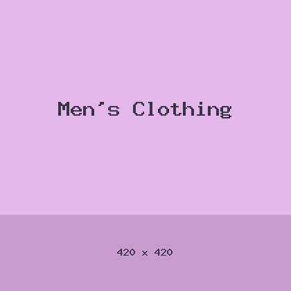 Men's Clothing