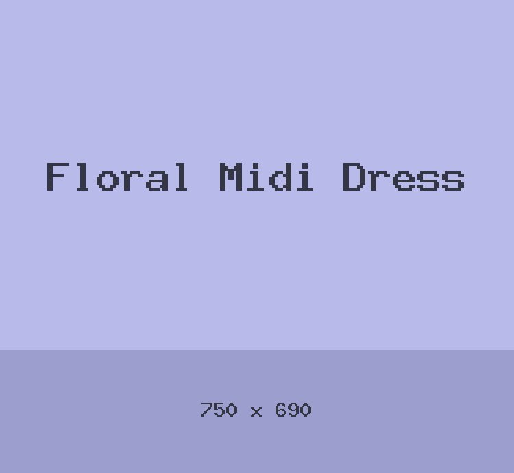 Floral Midi Dress