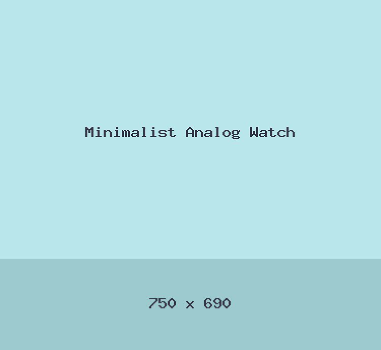 Minimalist Analog Watch