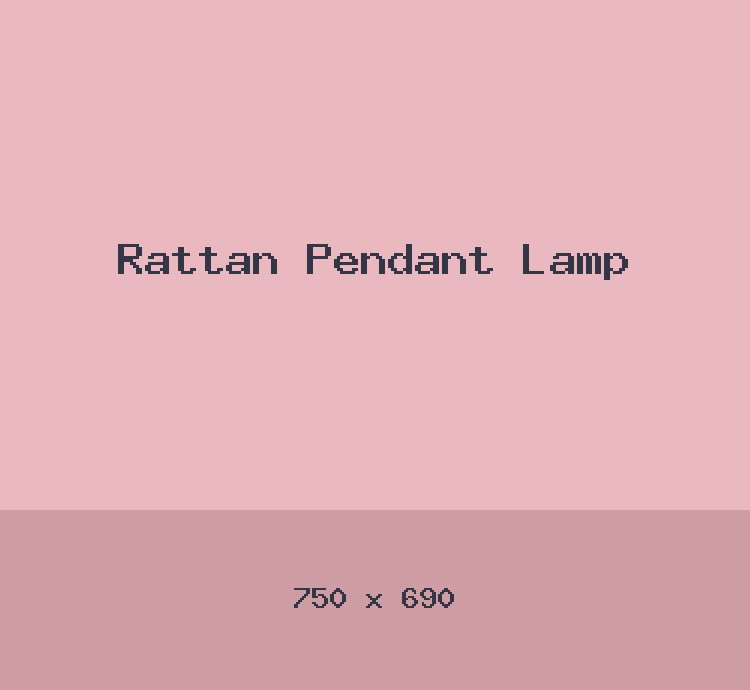 Rattan Pendant Lamp