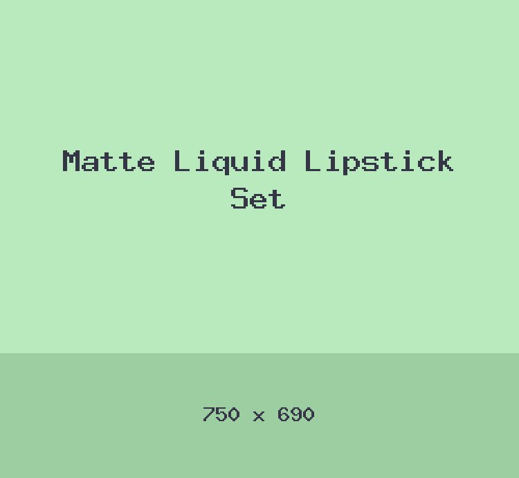 Matte Liquid Lipstick Set
