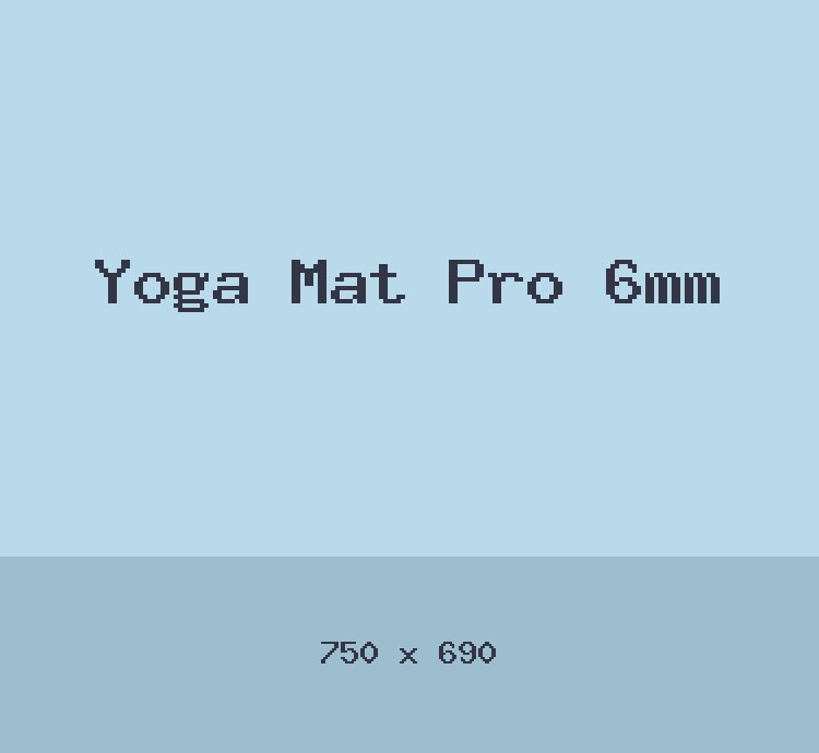 Yoga Mat Pro 6mm