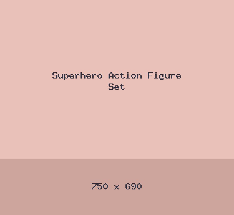 Superhero Action Figure Set