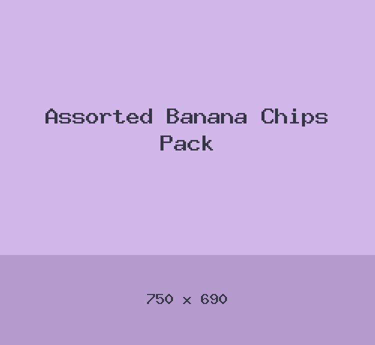 Assorted Banana Chips Pack
