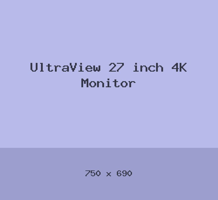 UltraView 27 inch 4K Monitor