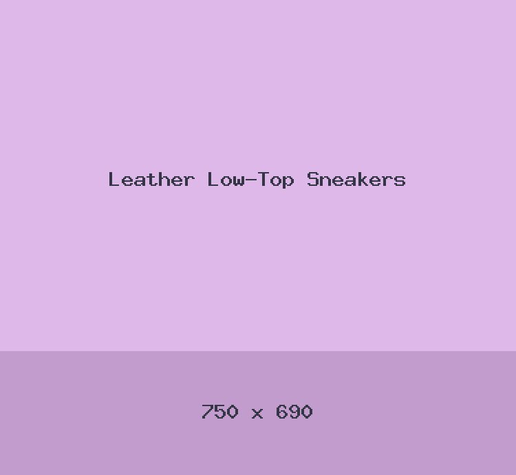 Leather Low-Top Sneakers