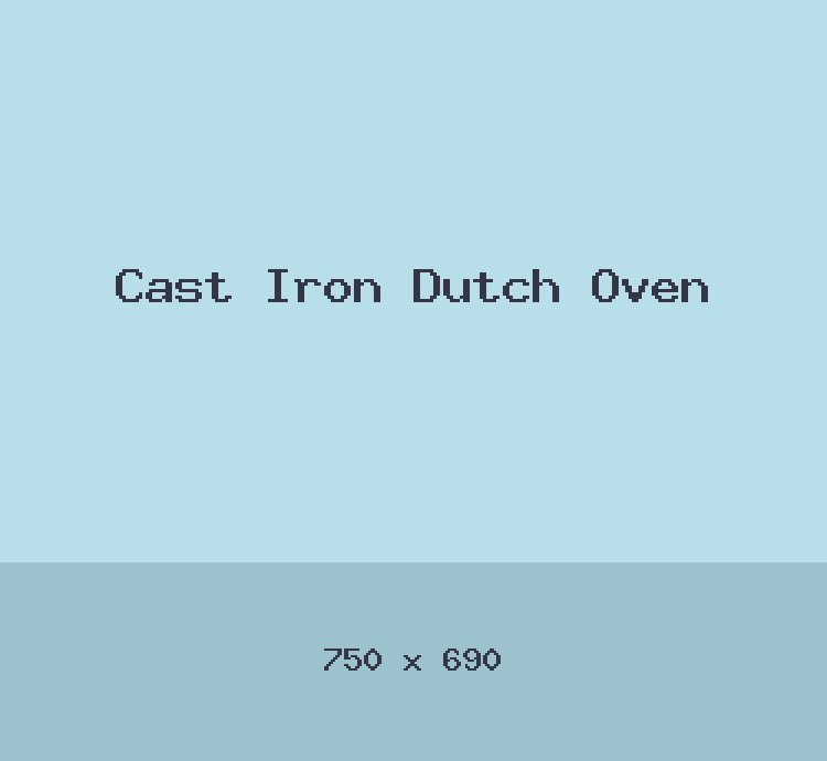Cast Iron Dutch Oven